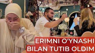 ERIMNI O’YNASHI BILAN TUTIB OLDIM HOJEYINIMNING HIYONATLARI!