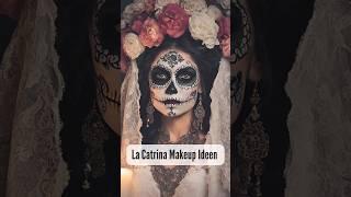 La Catrina Makeup Ideen | Sugar Skull | La Calavera #makeup #halloween #ai #kostüm #shorts