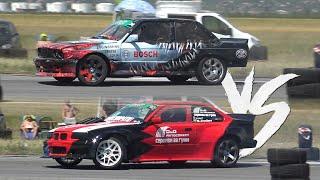 BMW E30 (Krasimir Yordanov) vs. BMW E36 S500 AMG (Kristian Dodev) | Drift Invasion 2