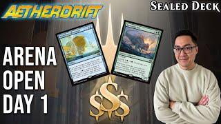 Let's Win $2000 With This Sealed! | Arena Open Day 1 | Aetherdrift Sealed Deck | MTG Arena