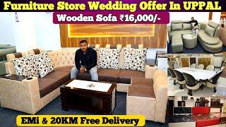 Furniture Wedding Season Special Offer | Wooden Sofa ₹16,000/- | Sofa Come Bed | Dining Table | Cot