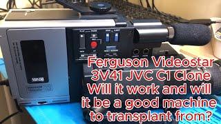 Ferguson 3V41 JVC GR-C1 Back to the Future , Videostar - Will it work ? #camcorder