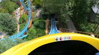 Onride: 'Boomerang'  (Mounted) 4K/POV 2025 - Bellewaerde park