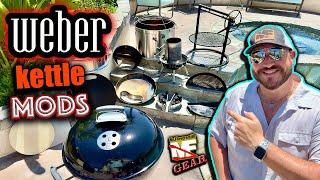 Weber 22 Inch Kettle Mods/Conversions that make it the Most Versatile Backyard BBQ System available!