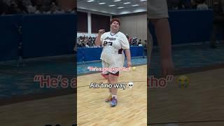 Bro playing the wrong sport 