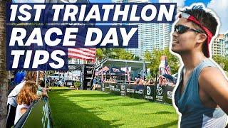 FIRST TRIATHLON TIPS - for beginner triathletes! | RACE DAY