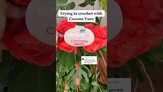 Crocheting with Cocoon Yarn Swatch