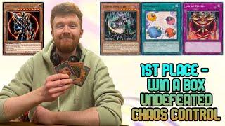 1st Place Undefeated Chaos Control Deck! - November 2022! - GOAT FORMAT WIN A BOX