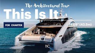 THIS IS IT I The unique design of the 143' (43.5m) Tecnomar catamaran I The Architectural Tour