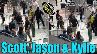 Jason & Kylie Kelce spotted at Caesars Superdome before Taylor Swift takes stage kick off N
