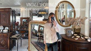 vintage shopping series | vintage furniture shopping & picking up my dining chairs