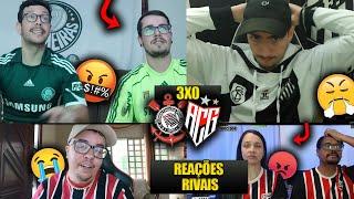 REAÇÕES dos RIVAIS FURIOSOS com a VITÓRIA do TIMÃO - CORINTHIANS 3X0 ATLÉTICO-GO [REACT BRASILEIRÃO]