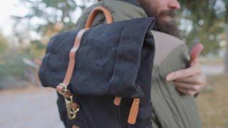 MAD-13 BACKPACK / waxed canvas bag by jack stillman