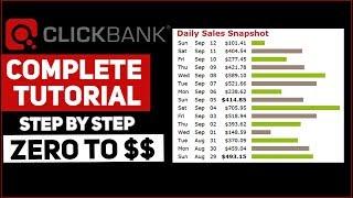 COMPLETE Clickbank Tutorial For Beginners 2019 - How To Earn Money With Clickbank (FREE COURSE)