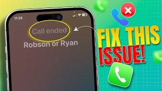 Fix Call Ended Issue After iOS 18 Update | iPhone Call Dropping Fix