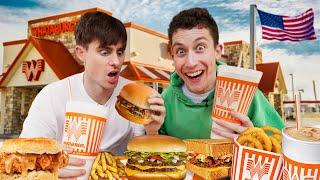 Two Brits try Whataburger for the first time!