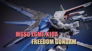 [GUNPLA] MGSD FREEDOM GUNDAM CLEAR COLOR FAST BUILD