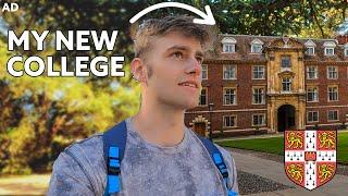 New Cambridge student explores their college for the first time