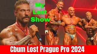 Cbum Lost Prague Pro 2024 & Emotional Speech Good Bye Martin Win,Shaun Clarida evls bodybuilding