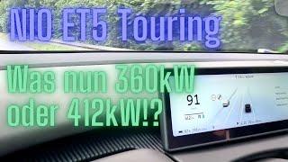 NIO ET5 Touring: Was nun 360kW oder 412kW Leistung!? Fahraktiv!