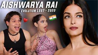 This Woman is SPECIAL | Waleska & Efra React to 'Aishwarya Rai Evolution (1997-20...?)'