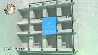 3D Architect Animation I Aluminium Curtain Wall Installation I fabrication