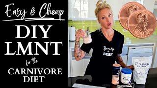 Make your own CRAZY CHEAP electrolytes for the Carnivore Diet! (LMNT copycat)