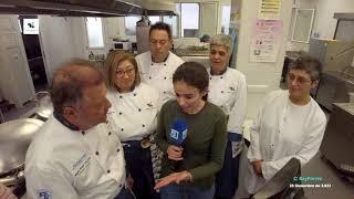 Reparto Menús Solidarios 2022 en la Cocina Económica  Cofradia del Desarme de Oviedo, Asturias.