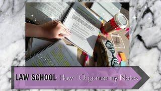 Law School | Study Tips | How I Organize My Notes:  Powerpoint Lectures & Open Book Exam | J Wong