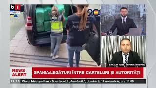 ȘEFUL POLIȚIEI ECONOMICE DIN SPANIA, ARESTAT. LEGĂTURI ÎNTRE POLIȚIE ȘI CARTELURI_Știri B1TV_10 nov.