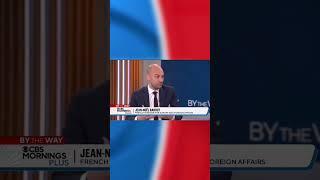 Minister for Europe and Foreign Affairs Jean-Noël Barrot speaks about Ukraine on CBS Mornings.