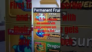 OMG ! PERMANENT FRUIT GIVEAWAY! ( Ending soon! ) #giveaway #roblox #bloxfruits