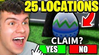 ALL 25 EGG LOCATIONS In Roblox Drift Paradise! EASTER EGG HUNT EVENT