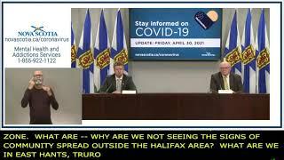 Pat Healey from The Laker News on the NS COVID-19 Update (04-30-2021)