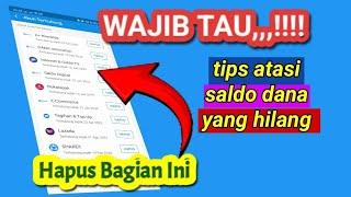 TERBARU Cara Mengatasi Uang Hilang Di Dana || tips atasi dana hilang tiba tiba #ewallet #dana #ovo