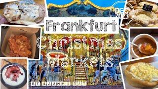 Winter in Frankfurt - Christmas Markets 2023 Mulled Wine | Sausages | Pretzels and so much more!  ️