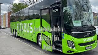 15€ FlixBus Volvo Ride: Aachen to Amsterdam via Eindhoven | Cabin & Highway Views