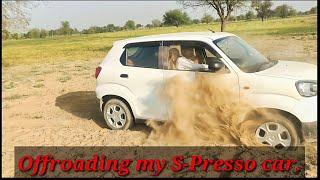 Offroading my S-Presso car. Vikram Rajera.