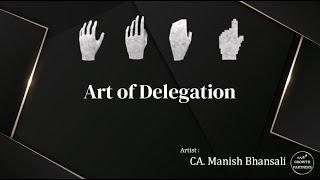 "Art Of Delegation" By CA Manish Bhansali @ Lions Club of Gadag-Betgeri