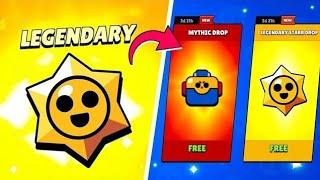 OMG!!!!!!! FREE STAR DROPS & NEW FREE BRAWLER. | BRAWL STARS UPDATE GIFTS!! & RANDOM MOMENTS