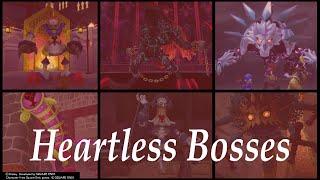 HEARTLESS BOSSES [ALL CUTSCENES] | Kingdom Hearts Series THE MOVIE