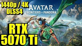 Avatar Frontiers of Pandora RTX 5070 Ti OC 1440p / 4K & DLSS4 | FRAME-RATE TEST