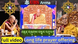 #full video#A Long-Life Prayer Service to His Holiness the 14th Dalai Lama at UBS Arena in New York#