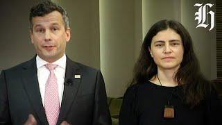 Chlöe Swarbrick and David Seymour on Herald NOW