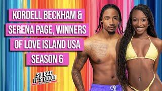 Kordell Beckham & Serena Page, Winners of Love Island USA Season 6 #loveislandusa