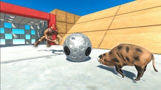 1v1 FURY SOCCER | Mammals Vs Fantasy - Animal Revolt Battle Simulator