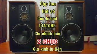 DIATONE 90C ĐC VÍ NHƯ KHỦNG LONG BẠO CHÚA , BASS 45cm MÀNG CARBON BASS NỔ NHƯ SẤM . ZALO 0363423626