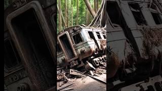 Mysterious Forest and Abandoned Train - A Relaxing Nature Tour #shorts #nature #train #wildlife #art