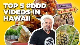 Top 5 #DDD Bites in Hawaii with Guy Fieri | Diners, Drive-Ins, and Dives | Food Network