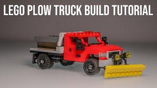 How to Build a LEGO Ford F-350 Plow Truck!